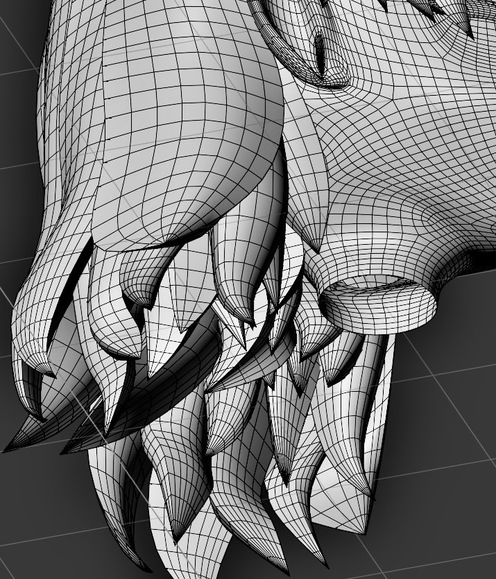 髪が大体できました

後ろ髪が5段階構造にもなってました

まだ目標のキャラには見えませんねぇ
#blender #3DCG