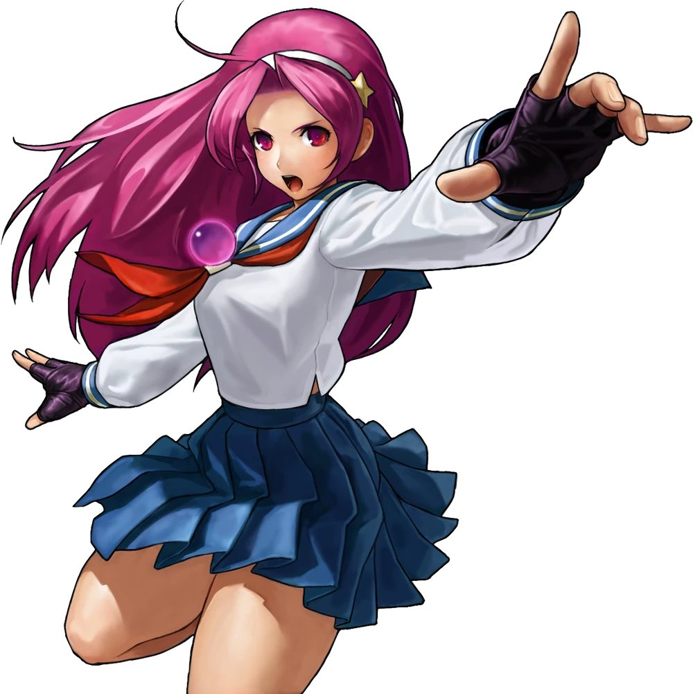DailyActionChar's tweet photo. Today's Fighter of the Day is Athena Asamiya from the King of Fighters series! https://t.co/txqq5YKgpu