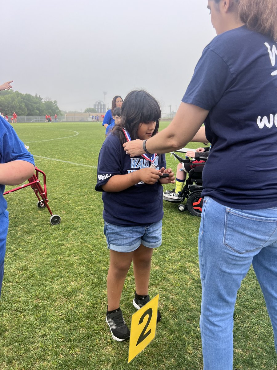DragonsDean's tweet photo. 🎉🏅 Huge Congratulations to our very own Waco ISD Warrior and Dragon, Bella Torres! 🏅🎉
Bella crushed it at the Special Olympics Texas — bringing home 1st place in the 50-yard dash 🥇 and 2nd place in the softball throw 🥈!

#LeadForResults #wacoISD https://t.co/GpKYN3xLAJ