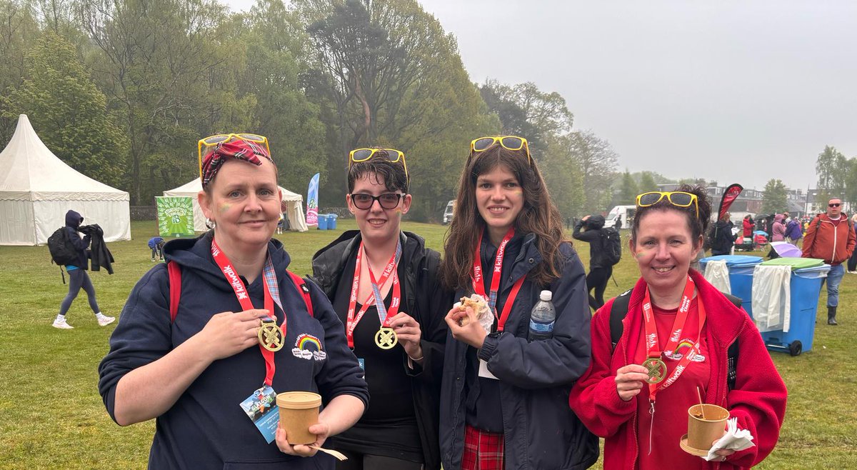 Well done Ladies, amazing effort 👏🌳🌈