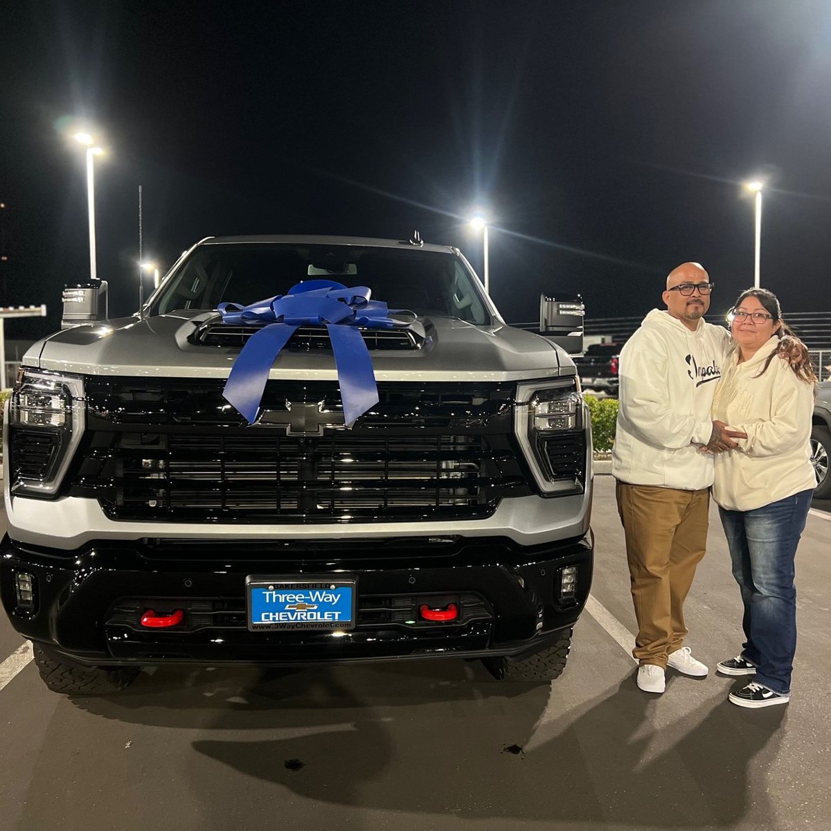 Congrats Joe and Katrina on your Chevy Silverado 2500 LT Trail Boss! Cheers to another satisfied customer! #chevytrucks