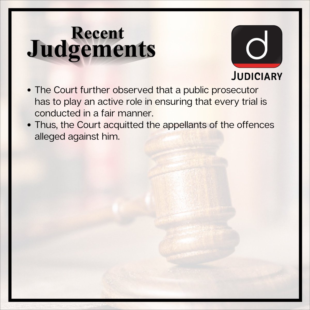 Law_Drishti's tweet image. Let’s look at these #RecentJudgments shedding light on #Justice in action.
.
Check our website: drishti.xyz/website-Judici…
.
#RecentJudgment #SupremeCourt #RecentNews #CurrentAffairs #Constitution #India #Court #LegalUpdates #IndianLaw #DrishtiJudiciary #TeamDrishti