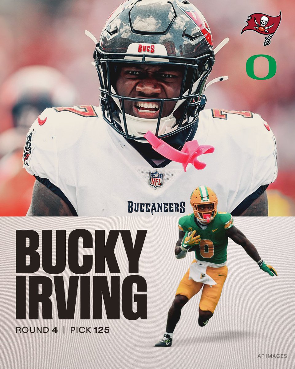 Tampa Bay Buccaneers (@buccaneers) on Twitter photo In round 4โฃ last year, <a href="/BuckyIrving/">Marโkeise Irving</a> became a Buccaneer.
Ready to find our next hidden gem in Tampa Bay ๐ In round 4โฃ last year, <a href="/BuckyIrving/">Marโkeise Irving</a> became a Buccaneer.
Ready to find our next hidden gem in Tampa Bay ๐