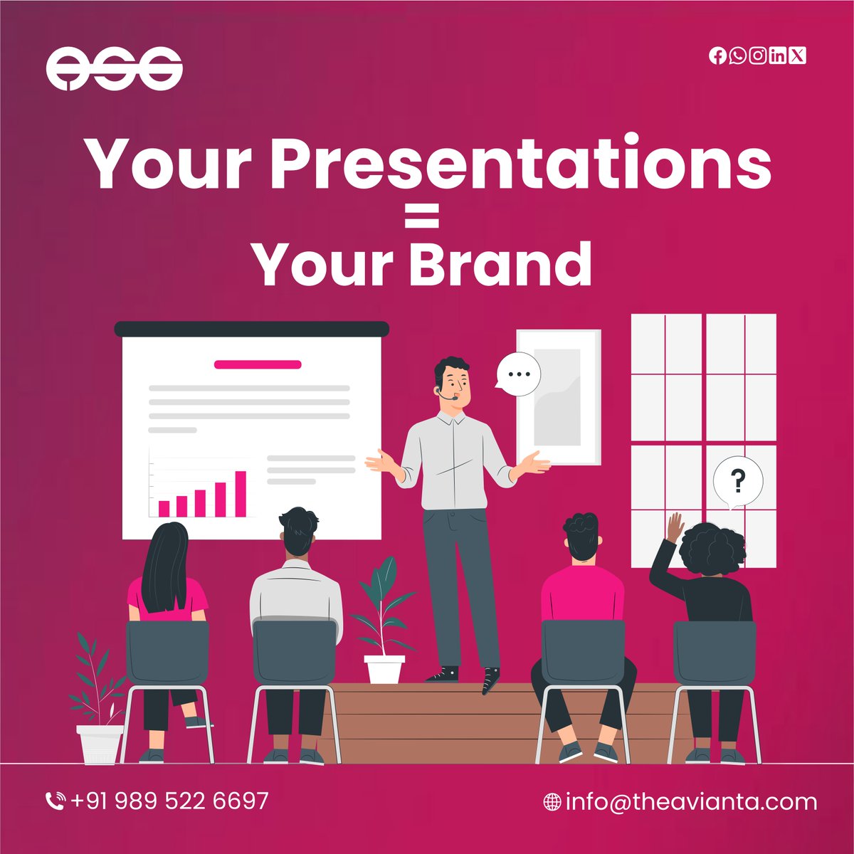 theavianta's tweet image. Let’s build a deck that speaks for your business. Creative. Cohesive. Captivating. #DeckDesign #PowerPointPros #VisualConsulting