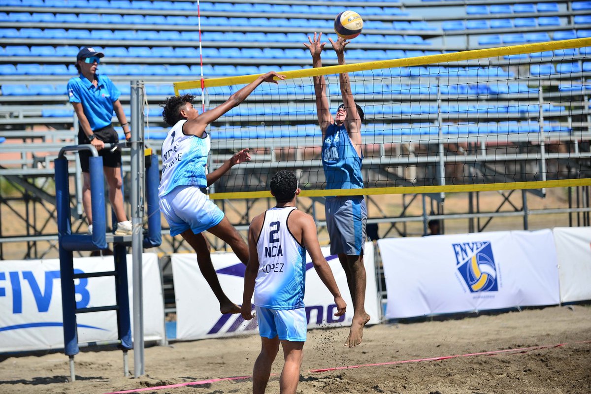 Three Countries Undefeated in Day 1 at the U23 Central American Beach Volleyball Championships in Managua

El Salvador 🇸🇻 &amp; Nicaragua 🇳🇮 Men and Nicaragua 🇳🇮 Costa Rica 🇨🇷 &amp; El Salvador 🇸🇻 Women

🌐 NORCECA

📸 <a href="/Afecavol/">Afecavol</a>