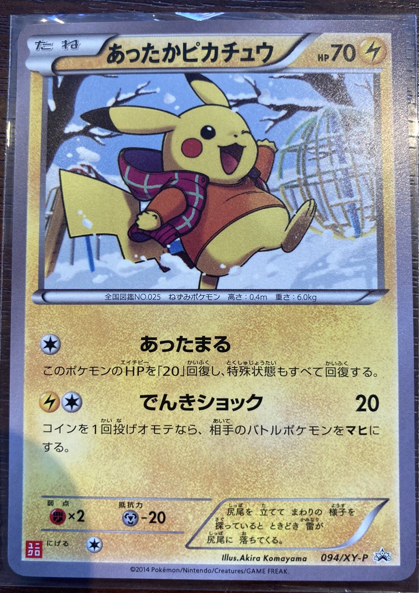 2種類のあったかピカチュウがPSAから返ってきた‼️😊😊😊👍✨