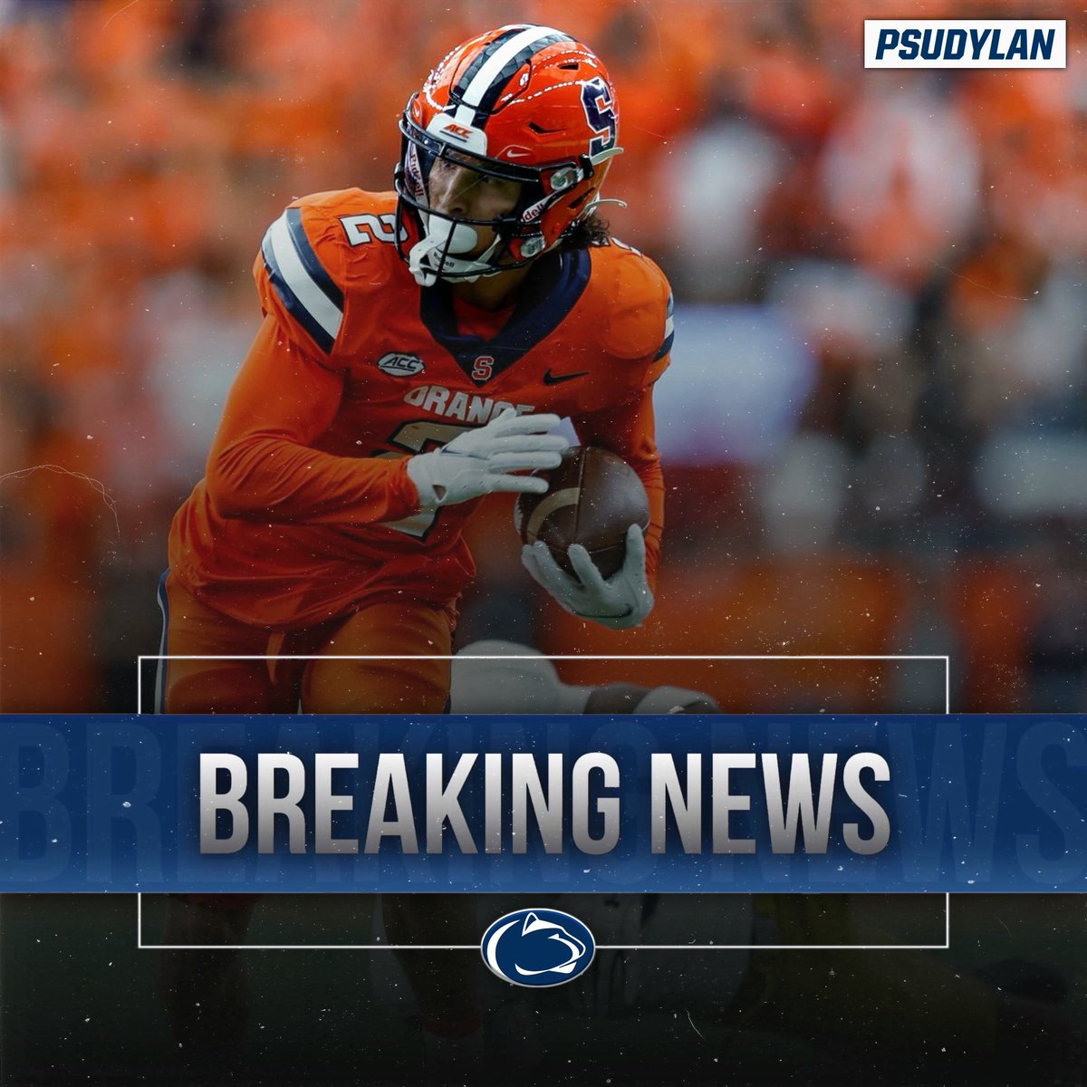 BREAKING: Syracuse WR transfer Trebor Peña has committed to Penn State!! The New Jersey native was tabbed as the top overall uncommitted receiver remaining in the portal. 👀

Peña posted 84 receptions for 941 yards and 9 TDs last season. He stands at about 5'11", 185lb. 🫡