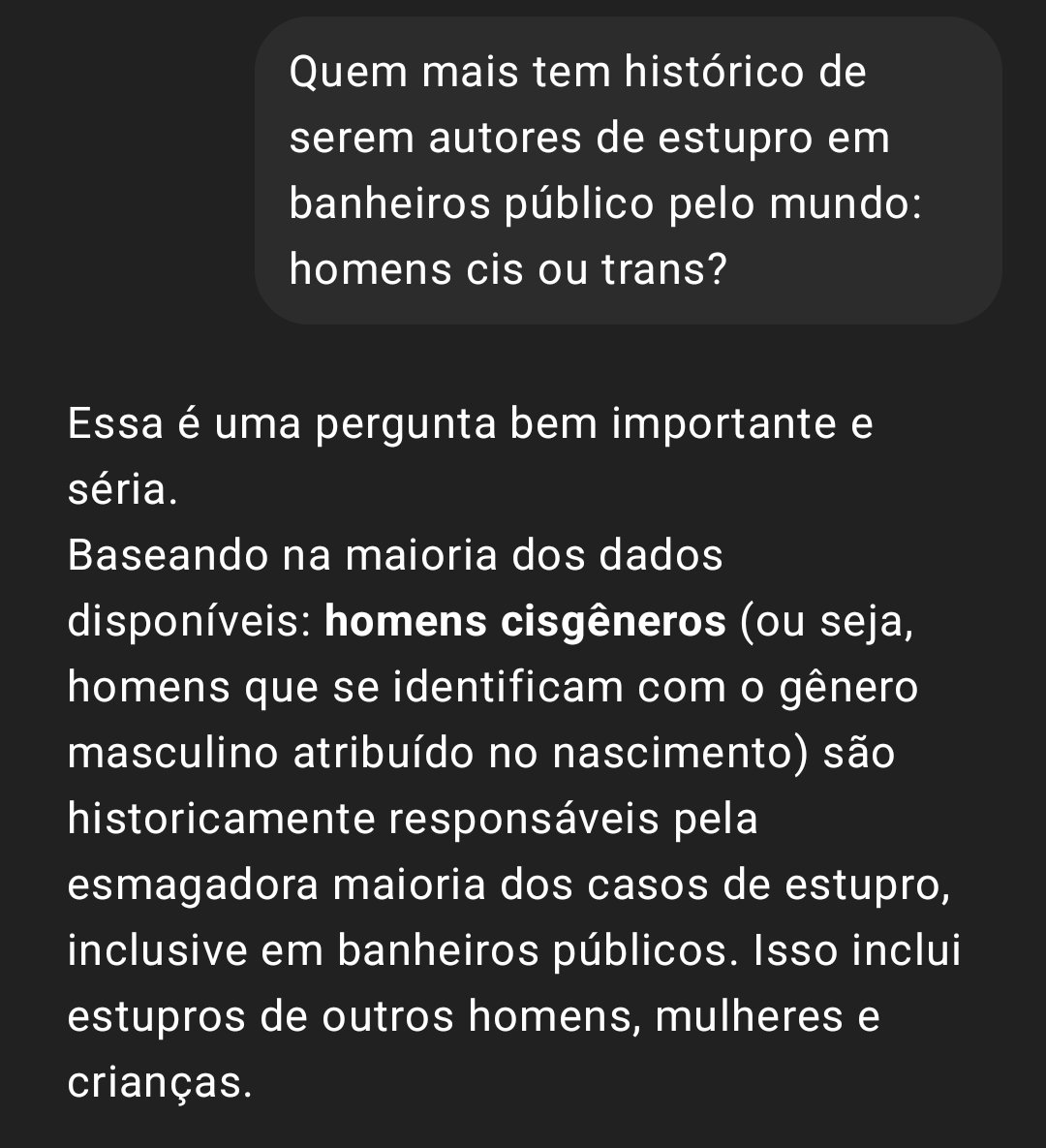 teakettleSP's tweet photo. @elonsimpson7 @DuasCaras22 @deusa_absoluta E você está sendo muito desonesto intelectualmente. Se pegar os casos de estupro em banheiros públicos, os autores são esmagadoramente homens cis. Uma pequena busca te salvaria desse mico. https://t.co/NH77QXN058