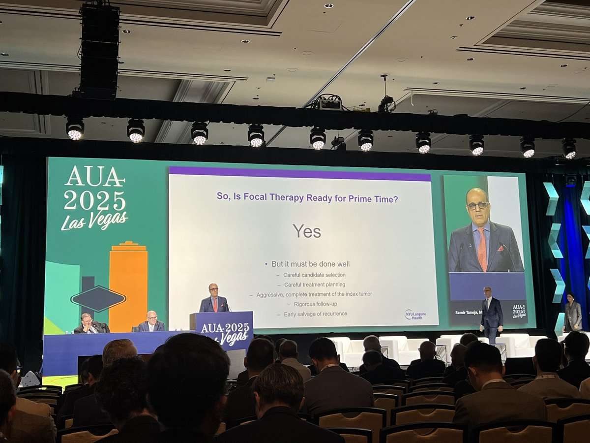 Wei Phin Tan, MD, MHS (@drtanwp) on Twitter photo Is focal therapy ready for prime time? <a href="/tanejauro/">Samir Taneja</a> says YES — with careful candidate selection, complete treatment of the index lesion, and rigorous follow-up. Exciting vision for the future of prostate cancer care! <a href="/NYUUrology/">NYU Langone Urology</a> <a href="/FocalSociety/">Focal Therapy Society</a> #AUA25 Is focal therapy ready for prime time? <a href="/tanejauro/">Samir Taneja</a> says YES — with careful candidate selection, complete treatment of the index lesion, and rigorous follow-up. Exciting vision for the future of prostate cancer care! <a href="/NYUUrology/">NYU Langone Urology</a> <a href="/FocalSociety/">Focal Therapy Society</a> #AUA25
