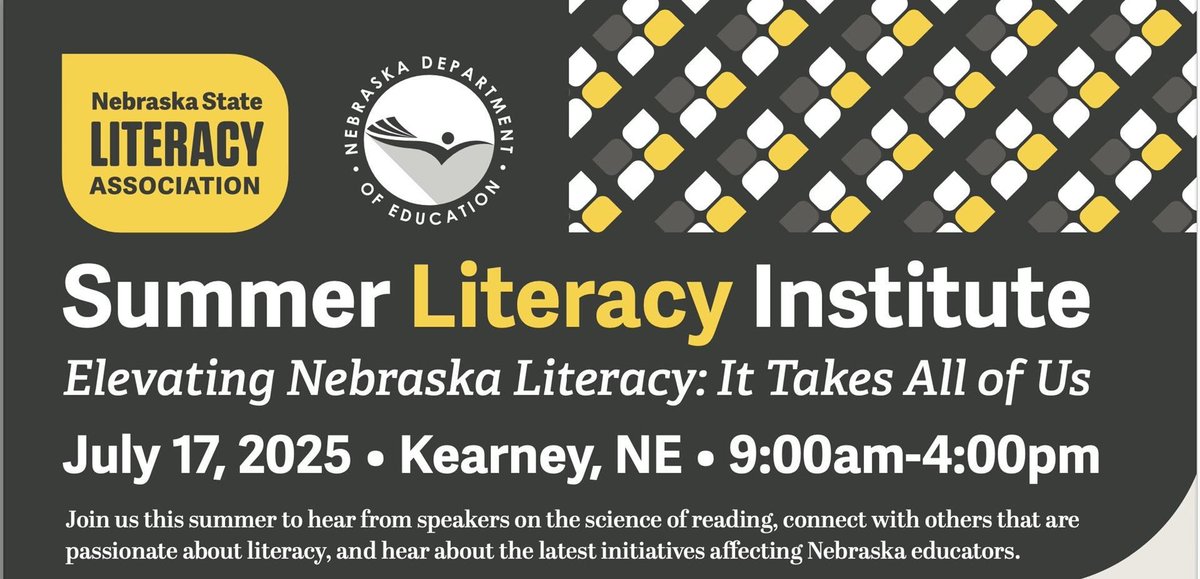 Ms_CStevens's tweet image. Registered for the conference...and you can too! #LiteracyForAll
neliteracy.org/Conference