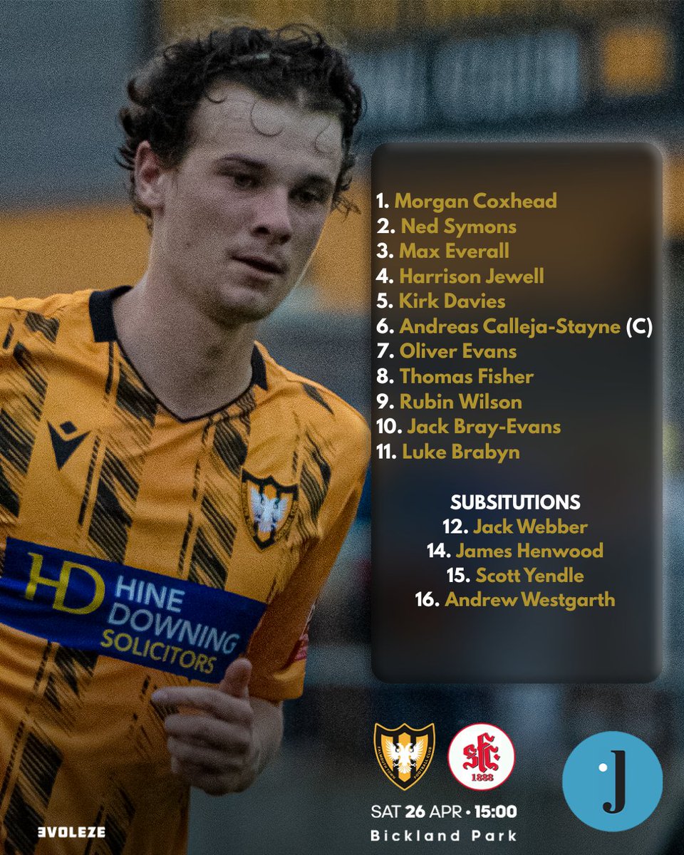 ACS leads the boys out for our last game at Bickland Park this season.

For the final time in this league campaign... UP THE MIGHTY TOWN!!!! 🖤💛