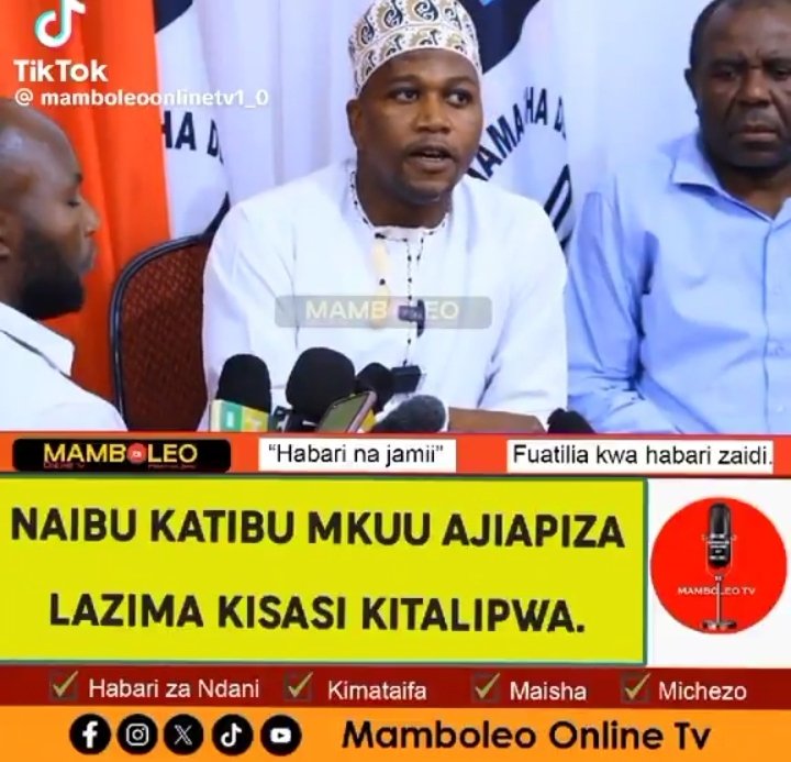 Mdude Nyagali (@mdudenyagali) on Twitter photo Kwa hiyo Rais <a href="/SuluhuSamia/">Samia Suluhu</a> umetufikisha hapa? Kulipizana kisasi? Kwanini unatengeneza taifa la namna hii? Unataka watu wafike hatua ya kujitoa mhanga? Kwani urais huu umelazimishwa? Si unaweza kuachia ngazi aje Rais mwingine anayeweza kujenga mshikamano na umoja katika taifa? Kwa hiyo Rais <a href="/SuluhuSamia/">Samia Suluhu</a> umetufikisha hapa? Kulipizana kisasi? Kwanini unatengeneza taifa la namna hii? Unataka watu wafike hatua ya kujitoa mhanga? Kwani urais huu umelazimishwa? Si unaweza kuachia ngazi aje Rais mwingine anayeweza kujenga mshikamano na umoja katika taifa?