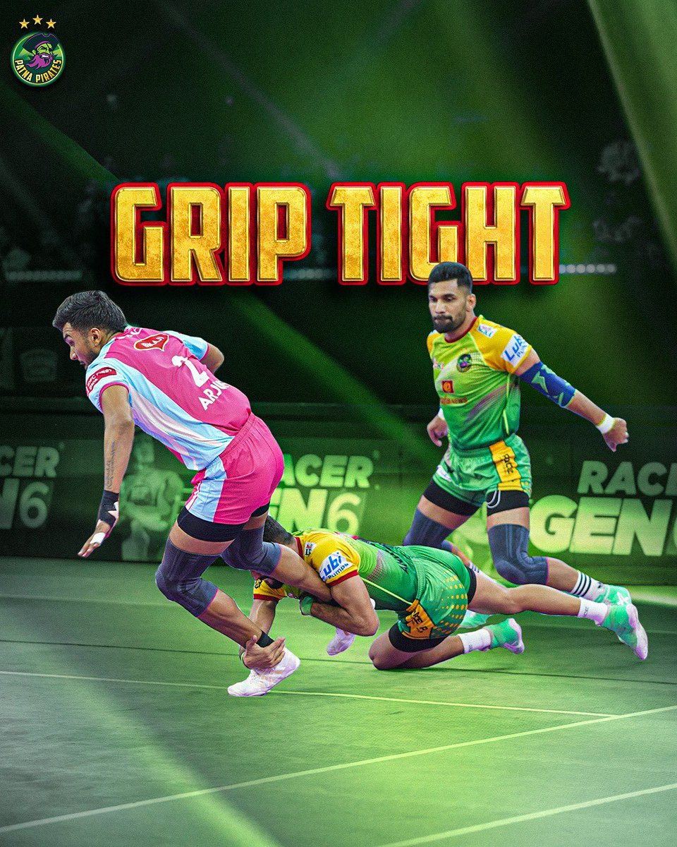 PatnaPirates's tweet photo. Perfect hold Perfect timing
The kind of moments that turn matches around! 💪🏴‍☠️

#TightGrip #HoldTheLine #PerfectTiming #InItToWinIt #StrengthAndSkill https://t.co/vavf5UTSXO