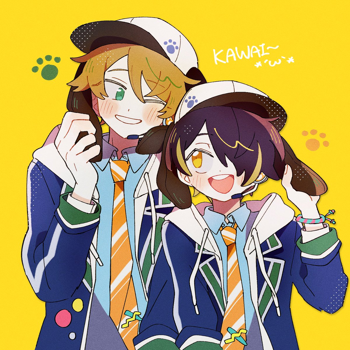 귀여운컨셉셋뚜로주셔서감사...🤤🙏💚💛🐶