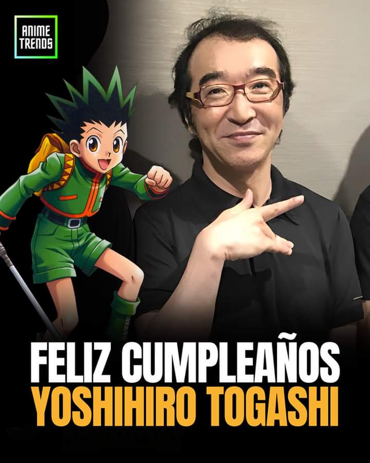 Ya es 27 de Abril de Japón y
Yoshihiro Togashi cumple 59 Años. 🎂

¡Gracias por todo, MAESTRO! 
#HunterXHunter