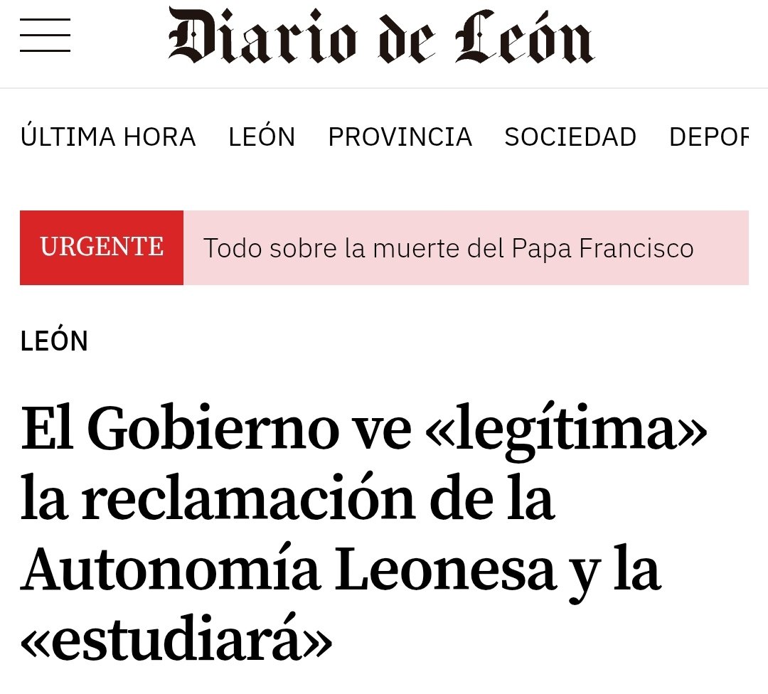 ILegionense's tweet image. Hoy hace 10 meses de aquel 26 de junio en el que se aprobó la moción por la #AutonomíaLeonesa en la Diputación de #León. El gobierno de #España aseguró que &quot;estudiaría&quot; la reclamación. Nuestro derecho al autogobierno ahora debe de ser un máster. La paciencia tiene un límite 😡⏳