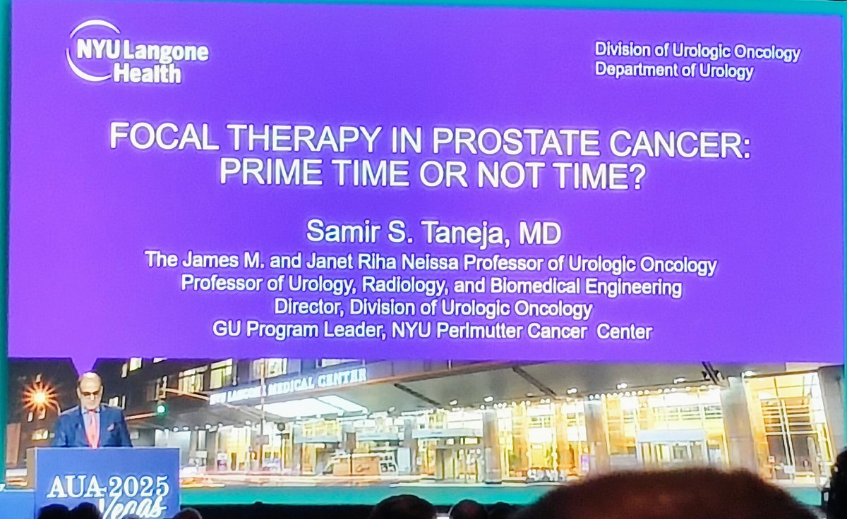 Srinivas Vourganti, MD (@vourganti) on Twitter photo Focal therapy has come so far... On the #AUA25 plenary, <a href="/tanejauro/">Samir Taneja</a> hosts a masterful overview and debate of focal therapy as it stands today. Focal therapy has come so far... On the #AUA25 plenary, <a href="/tanejauro/">Samir Taneja</a> hosts a masterful overview and debate of focal therapy as it stands today.