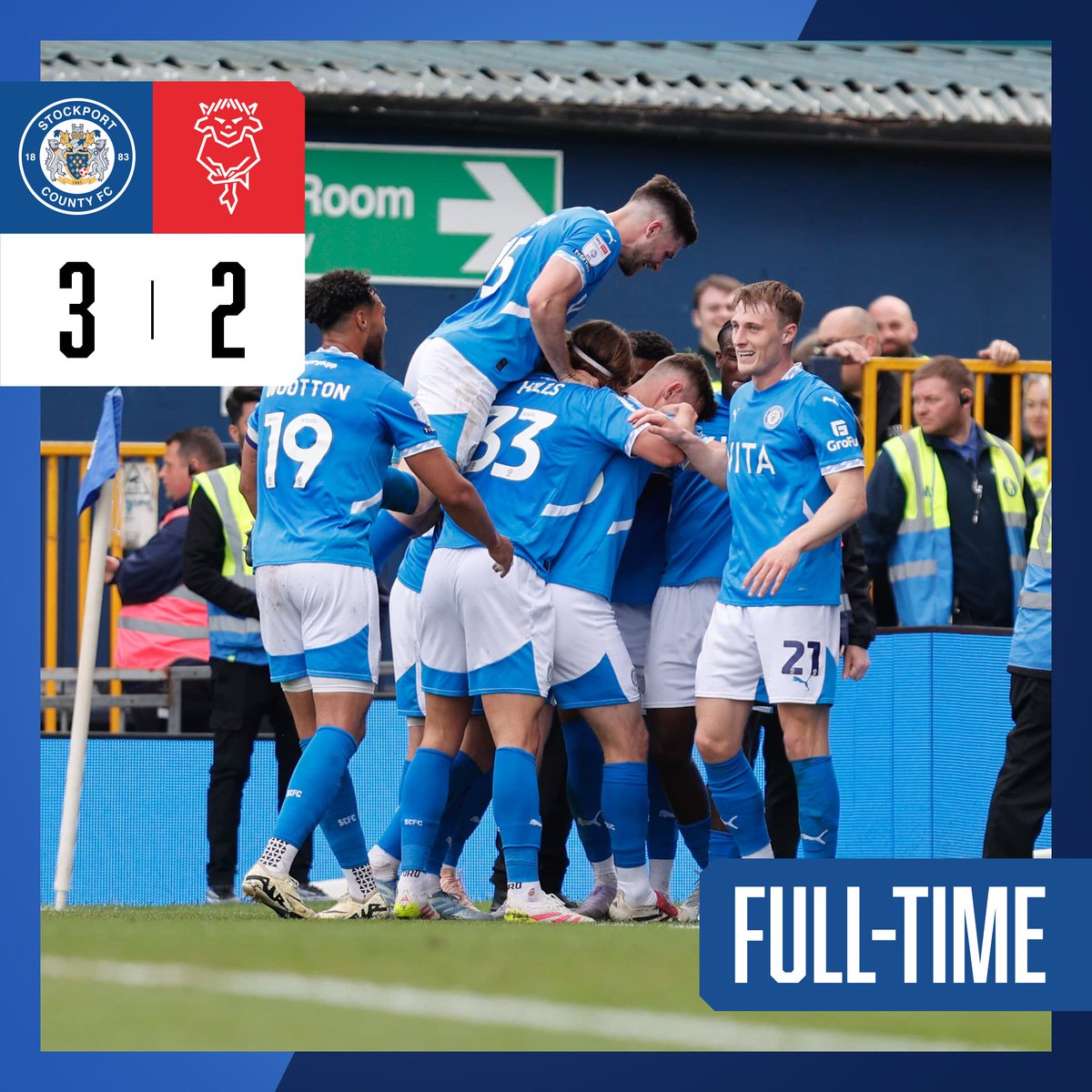 Stockport County tweet media