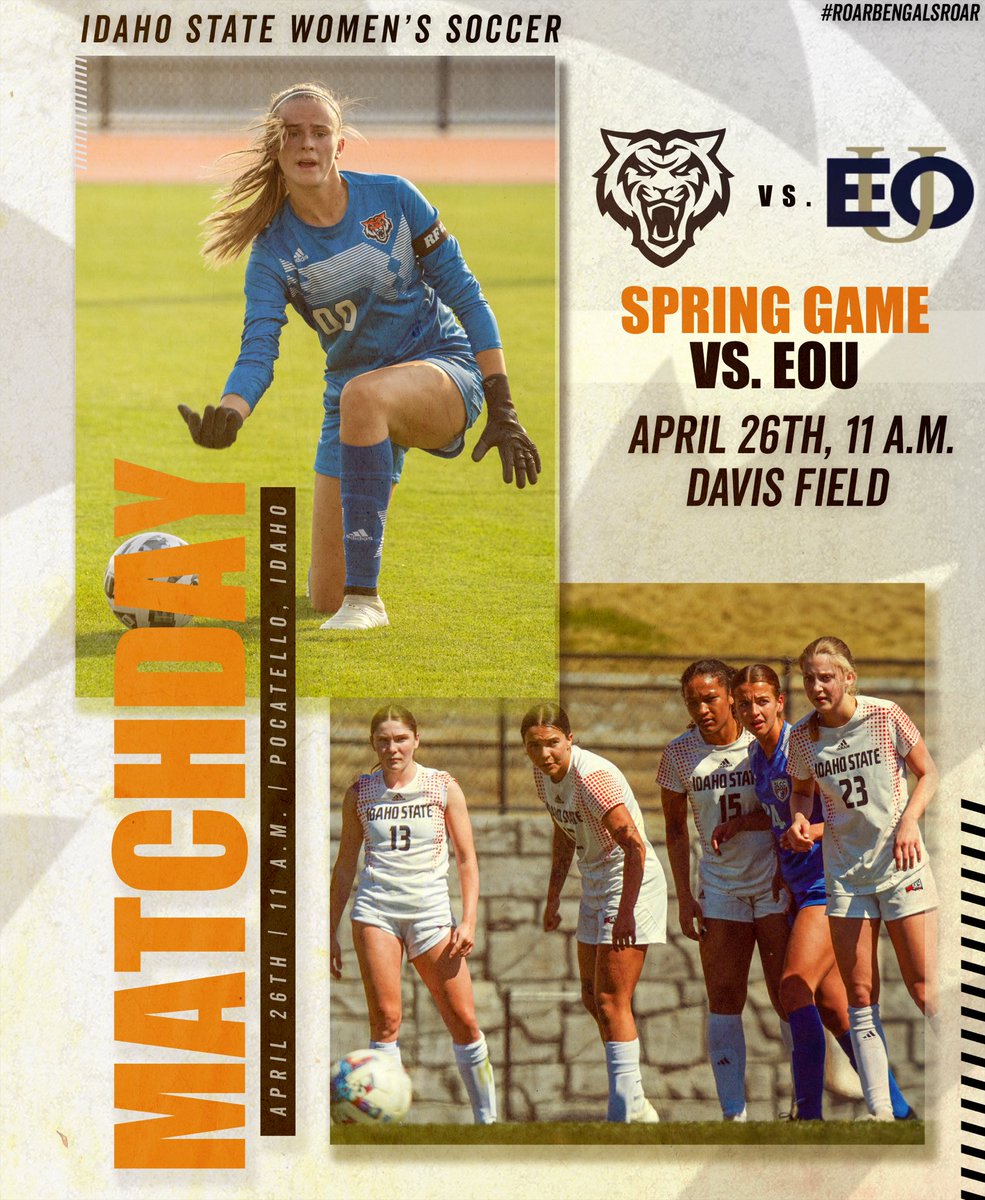 We’ll see you at Davis Field at 11 A.M. for our final Spring game of the season vs. Eastern Oregon👀🔥

Admission is free for all spectators!

#RoarBengalsRoar