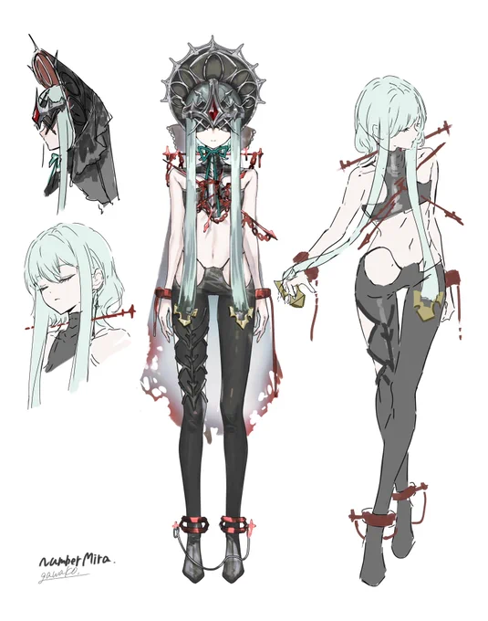 ラフデザイン #OC #NumberMira 