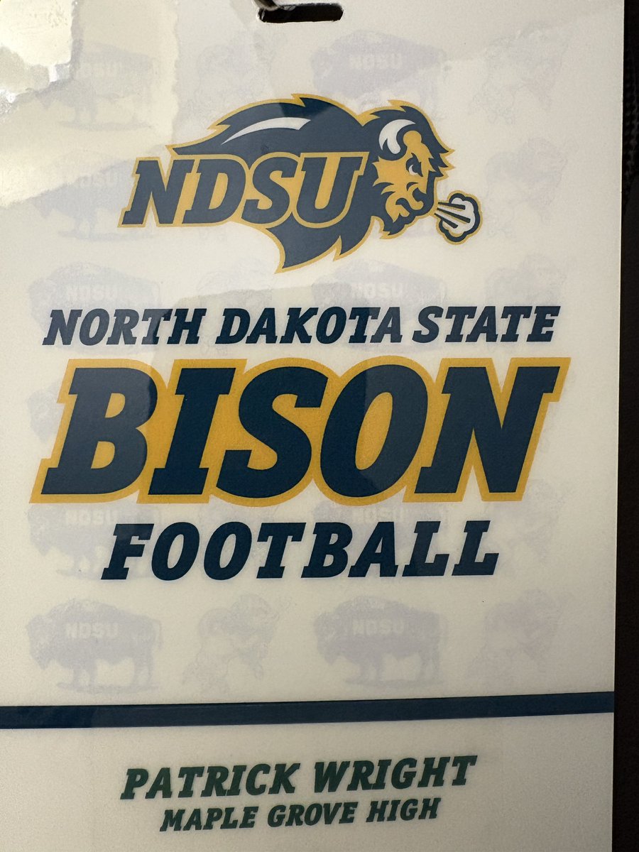 Patrick Wright (@patrickwright30) on Twitter photo Had a amazing Junior Day <a href="/NDSUfootball/">NDSU Football</a>. Thank you to all the coaches and staff for the great experience!! <a href="/CoachGrantOlson/">Coach Grant Olson</a> <a href="/CoachDKlieman/">Devin Klieman</a> <a href="/CoachWillJ1/">Will J</a> <a href="/CoachSamOjuri22/">Coach_Ojuri</a> <a href="/CoachTimNDSU/">Tim Polasek</a>
<a href="/spurrlyman/">Adam Spurrell</a> Had a amazing Junior Day <a href="/NDSUfootball/">NDSU Football</a>. Thank you to all the coaches and staff for the great experience!! <a href="/CoachGrantOlson/">Coach Grant Olson</a> <a href="/CoachDKlieman/">Devin Klieman</a> <a href="/CoachWillJ1/">Will J</a> <a href="/CoachSamOjuri22/">Coach_Ojuri</a> <a href="/CoachTimNDSU/">Tim Polasek</a>
<a href="/spurrlyman/">Adam Spurrell</a>
