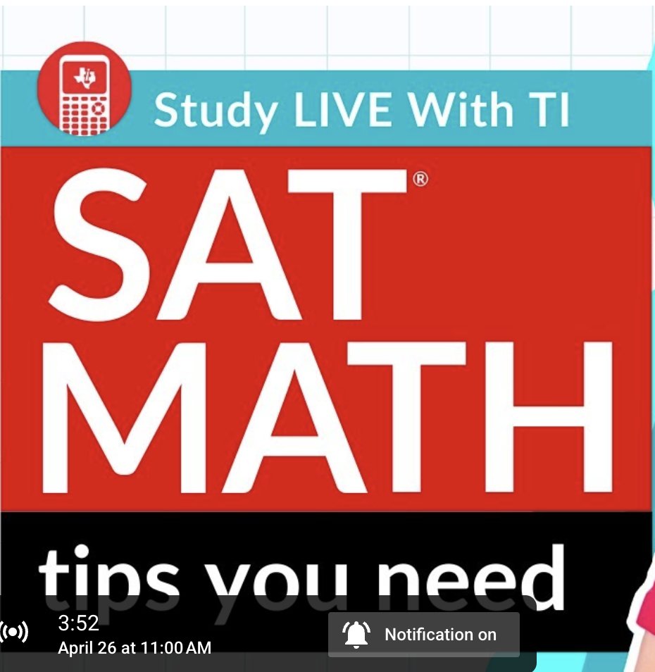 PareesaSchulte's tweet image. Everyone&apos;s logging in, don&apos;t miss out on our SAT Student Live event this morning! youtube.com/live/xwUyRKk2u… #TakeTItotheTest