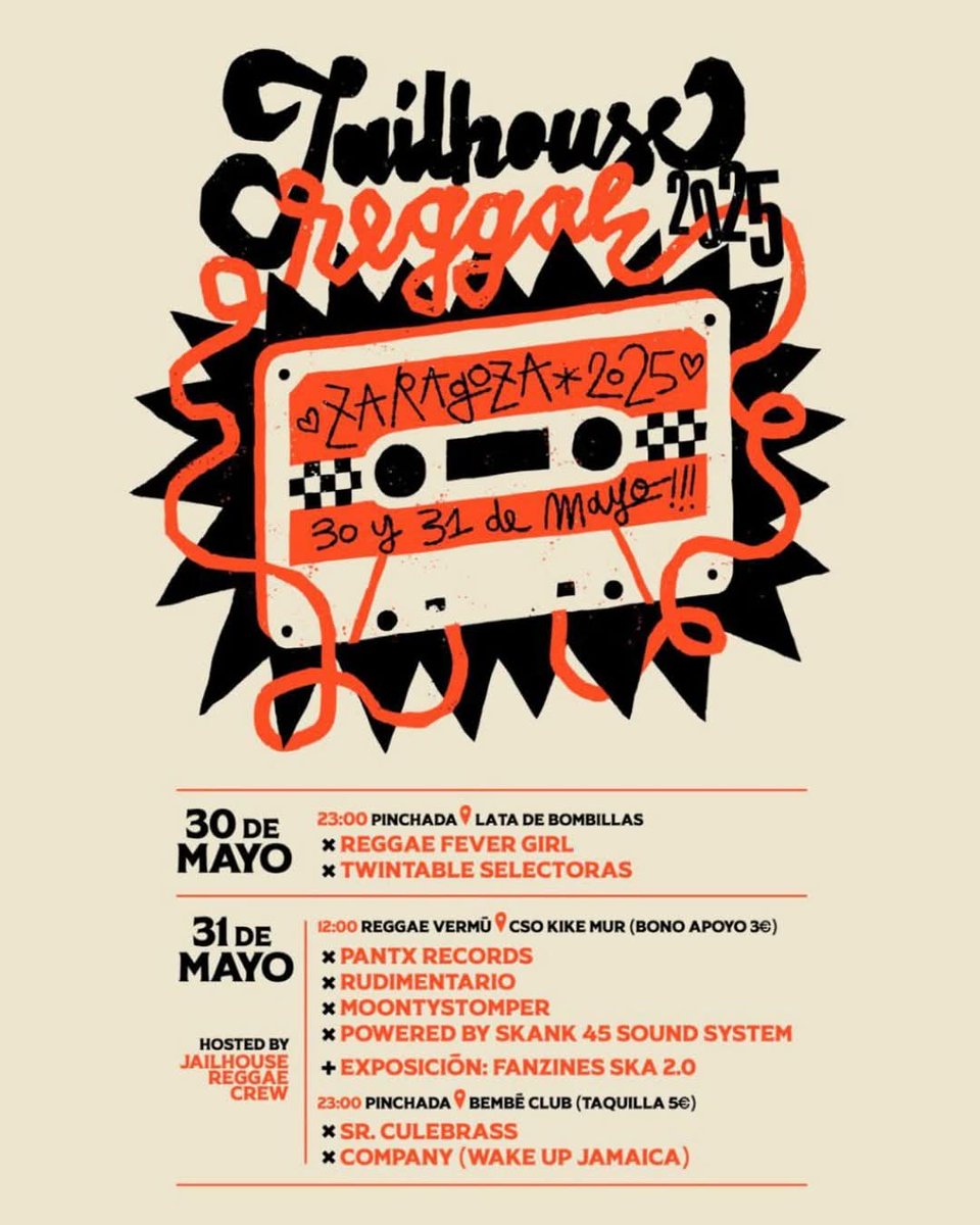 Mayo en Zgz...que no te lo cuenten!!!#zgz #ska #reggae