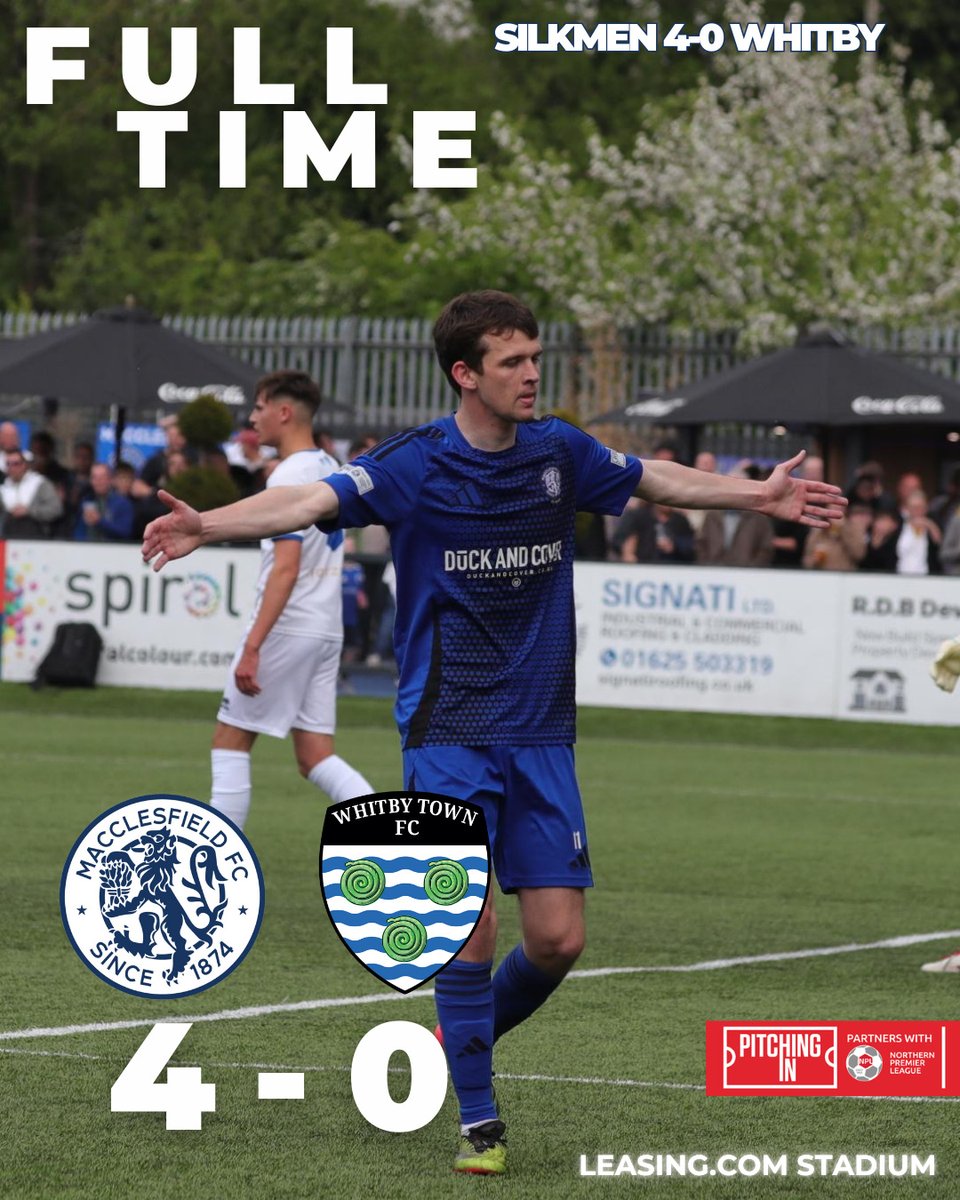 𝐀 𝐂𝐡𝐚𝐦𝐩𝐢𝐨𝐧 𝐝𝐢𝐬𝐩𝐥𝐚𝐲 🏆

FT - Macclesfield FC 4-0 Whitby Town
