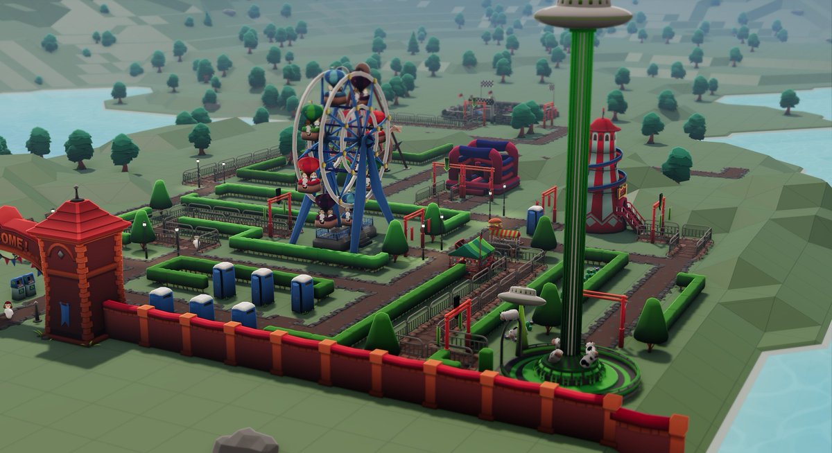 When <a href="/garrynewman/">garry</a> goes on holiday, the <a href="/s8box/">s&box</a> team cooks up a game 🎡🎢

This challenge (hc3), they have created an amusement park simulator / sandbox. It was built in a little over a week 🎉