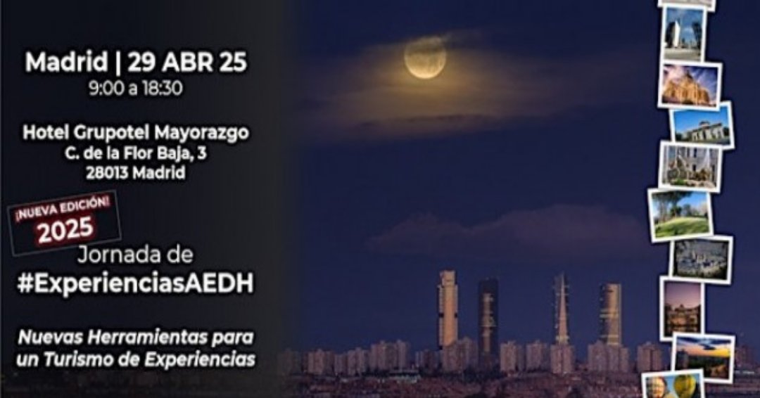 Turismo En La Red (@turismoenred) on Twitter photo sge.st/vnxP-6H Madrid acogerá una nueva jornada de #ExperienciasAEDH <a href="/Comunidad_AEDH/">Directores de Hotel #TurismoSomosTodos #50AEDH</a> <a href="/HotelMayorazgo/">Grupotel Mayorazgo</a>
#turismoenlared #turismo #sanxexo #AEDH #innovacion #expertos #conferencia #madrid sge.st/vnxP-6H Madrid acogerá una nueva jornada de #ExperienciasAEDH <a href="/Comunidad_AEDH/">Directores de Hotel #TurismoSomosTodos #50AEDH</a> <a href="/HotelMayorazgo/">Grupotel Mayorazgo</a>
#turismoenlared #turismo #sanxexo #AEDH #innovacion #expertos #conferencia #madrid
