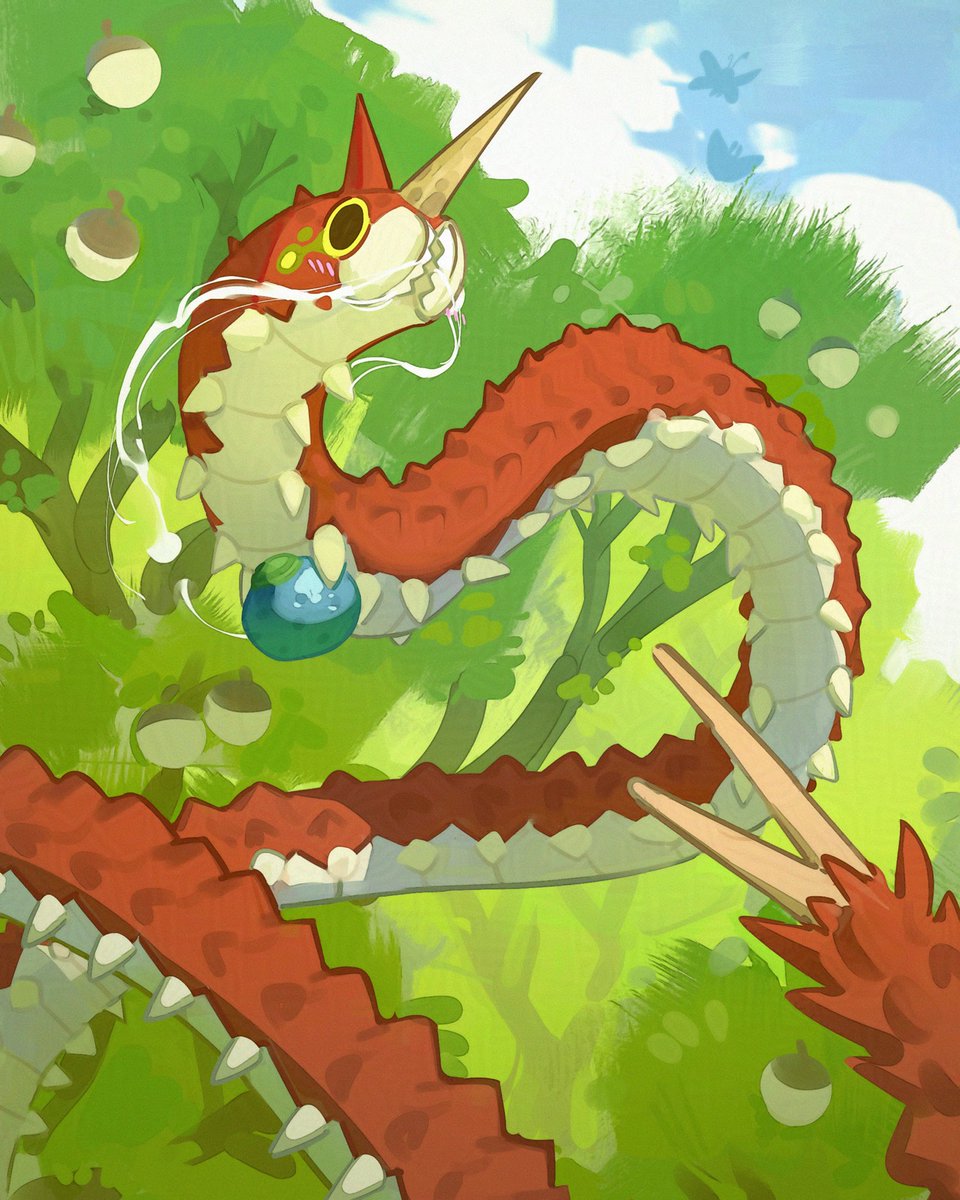 jaesekki's tweet image. - Long Wurmple 🐛🪱 -
Who needs to evolve when you can just grow bigger? 😏