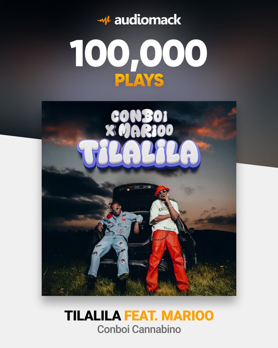 Conboicannabino's tweet photo. Ahsanteni sana kwa upendo na support yenu π―π 100k streams on @audiomack #Tilalila Hii ni mwanzo tuu ππ¦
. Tap in π in bio https://t.co/bJ6v0ix23g