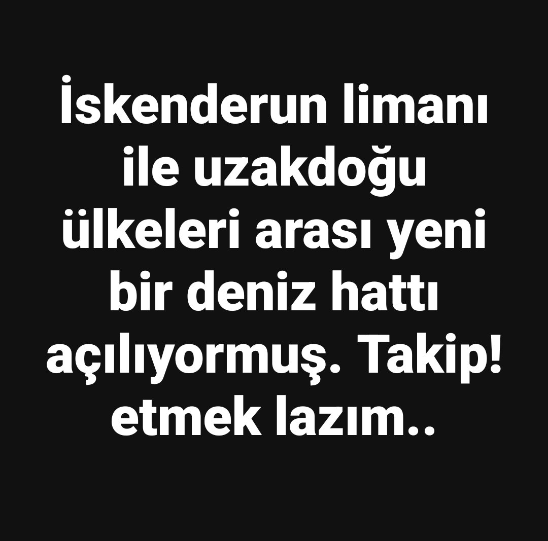 #iskenderunlimanı 
#uzakdoğu
#takip