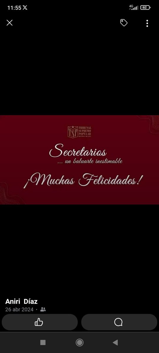 Las secretarias son indispensable en el trabajo. Son formadoras de generaciones de jueces  y compañeras de mil tareas. Un abrazo enorme para todas las que forman parte del equipo del TMP de  Stgo de Cuba. Con ustedes al lado, siempre se puede más!. <a href="/TppSantiagocuba/">Tribunal Provincial Popular Santiago de Cuba</a> <a href="/YipsyPedreira/">Yipsy Pedreira Rodriguez</a>
