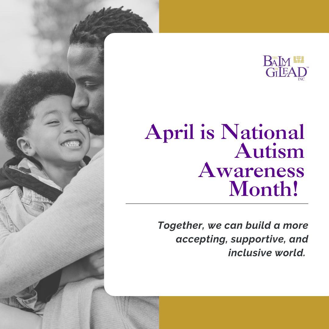 April is National Autism Awareness Month! 
This month, we celebrate neurodiversity, advocate for inclusion, and support individuals with autism. 

Let’s work together to create a world that embraces &amp; empowers ALL abilities!

#AutismAwareness #Neurodiversity #AutismAcceptance