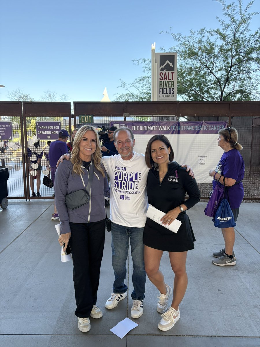 2025 PANCAN PURPLE STRIDE 💜 These people are FAMILY! Love seeing so many survivors &amp; stories of hope… I KNOW we will hit 20% survival after 5 years by 2030 🙏 💜#pancan #purplestride #purplestridephoenix #azfamily 
It’s not too late to donate to the cause 📲 <a href="/PanCANPhoenix/">Phoenix - Pancreatic Cancer Action Network</a>