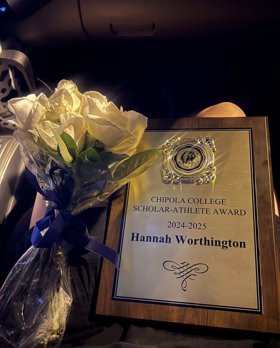 blessed to receive the Chipola College Scholar-Athlete award!! <a href="/chipolasoftball/">Chipola Softball</a>
