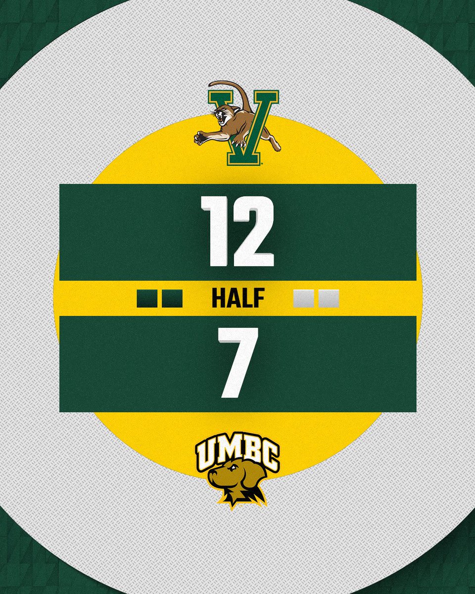 Vermont up five with one half to go!

Meghan O'Connor has a team-high five points (3g, 2a)