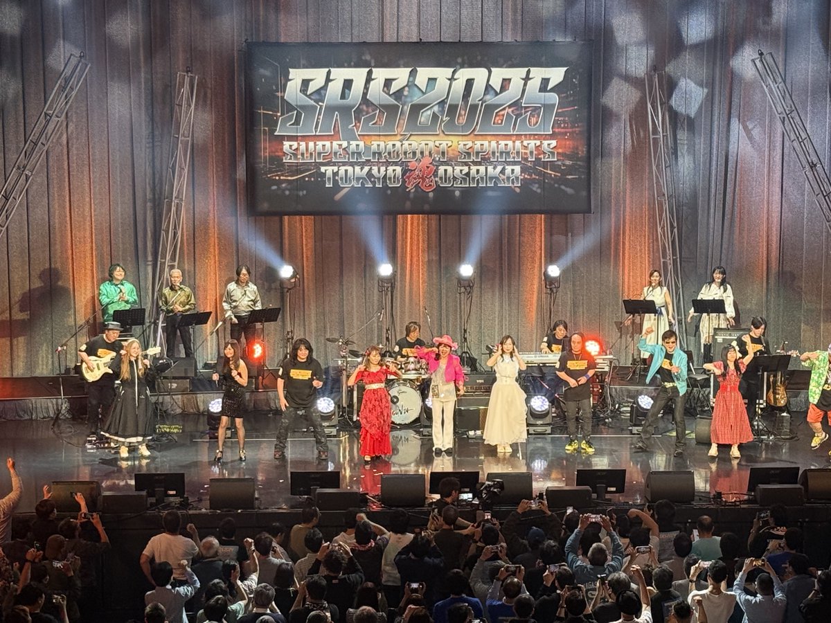 #スーパーロボット魂2025 
#SRS2025 
サイバスターからエルガイムまで
そして時を越えて
感動すぎです