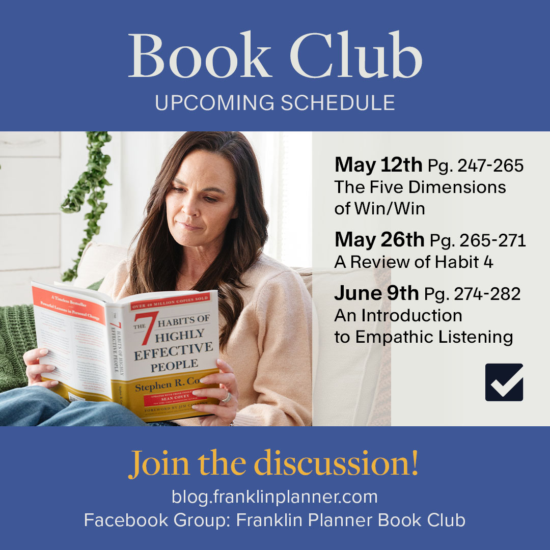 franklinplanner's tweet photo. Join us as we continue reading The 7 Habits of Highly Effective People!
What new insights have you gained this month?
#franklinplanner #planner #franklincovey #7habits #planneraddict #functionalplanning #plannercommunity #plannerlife #functionalplanner #plannerinspiration https://t.co/s5t7ogSRar