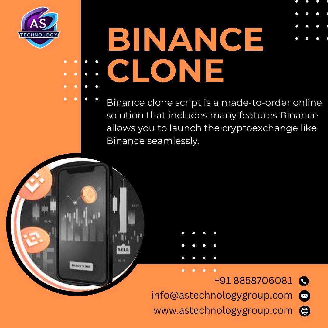 ASTechnology18's tweet photo. Launch your own secure and scalable cryptocurrency exchange with our Binance Clone Script.
.
.
.
.
#binance #blockchain #crypto #astg #as_technology https://t.co/qxCuIUPQJG