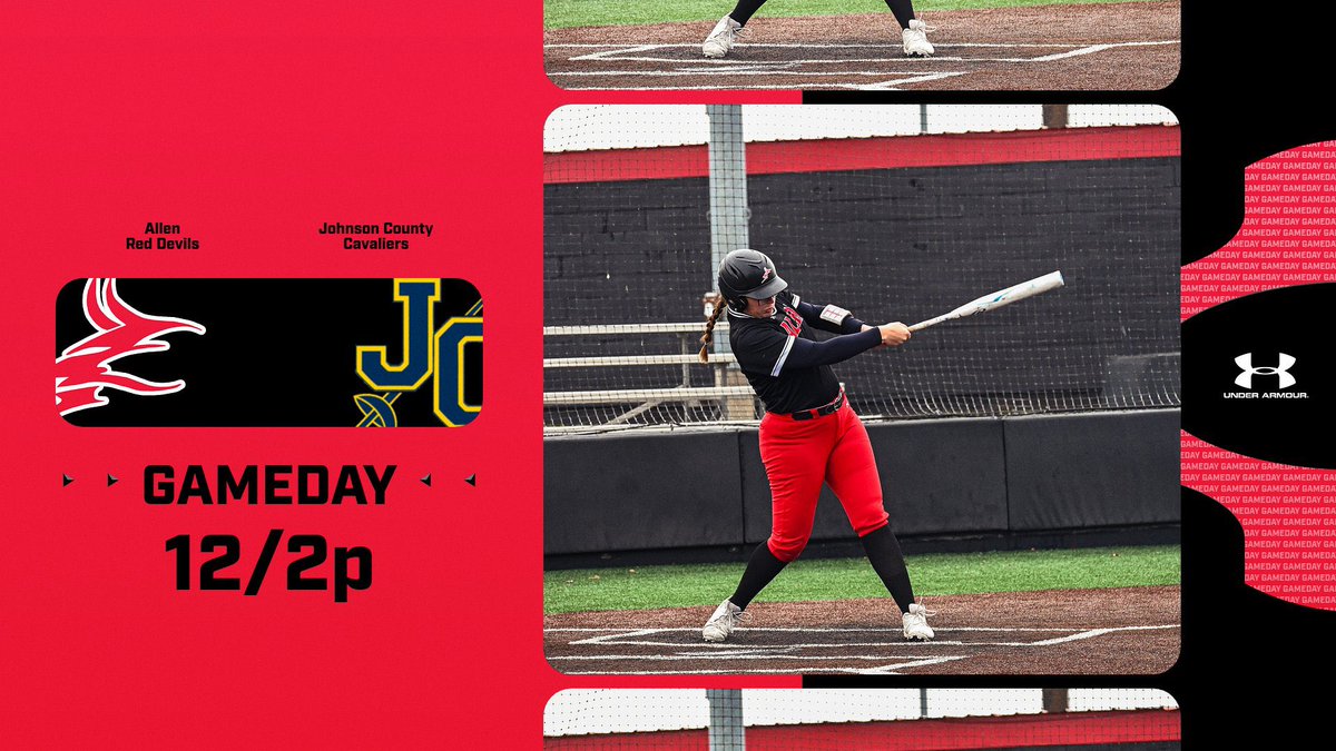 🥎GAMEDAY🥎 

Red Devils are back in action today at home!
🆚 | JCCC
⏰ | 12:00/2:00p
📍 | 1801 N. Cottonwood St., Iola, KS 66749