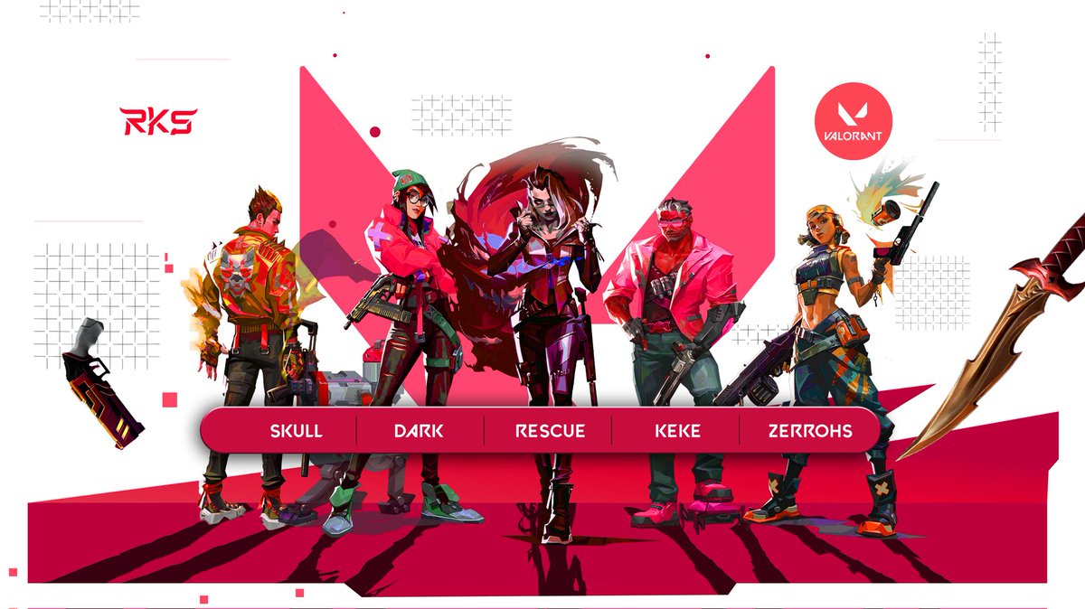 WE ARE BACK IN VALORANT COMP.

Excited to introduce our new roster, welcome Boyz! 
@john_hendry_iii 
<a href="/Zerrohs/">ReZerohs</a> 
<a href="/ItzRescue/">Rescue</a> 
<a href="/KekeFPS_/">Keke</a> 
<a href="/Skull0790/">Skull</a> 

Looking forward to all the accomplishments to come. Thank you for being here ! 

#RKSkishi⛩️👺