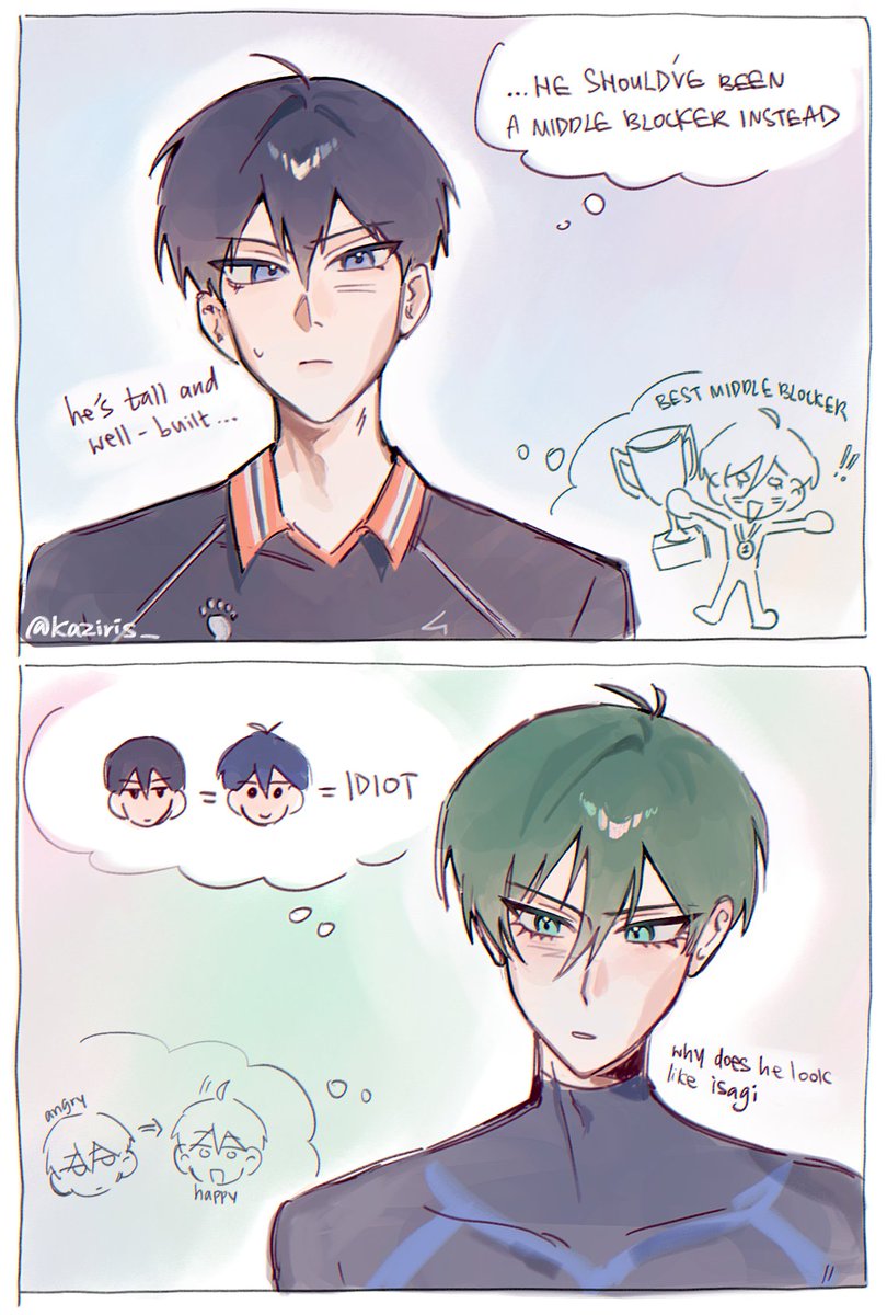 my goats meeting #haikyuu #ブルーロックFA
