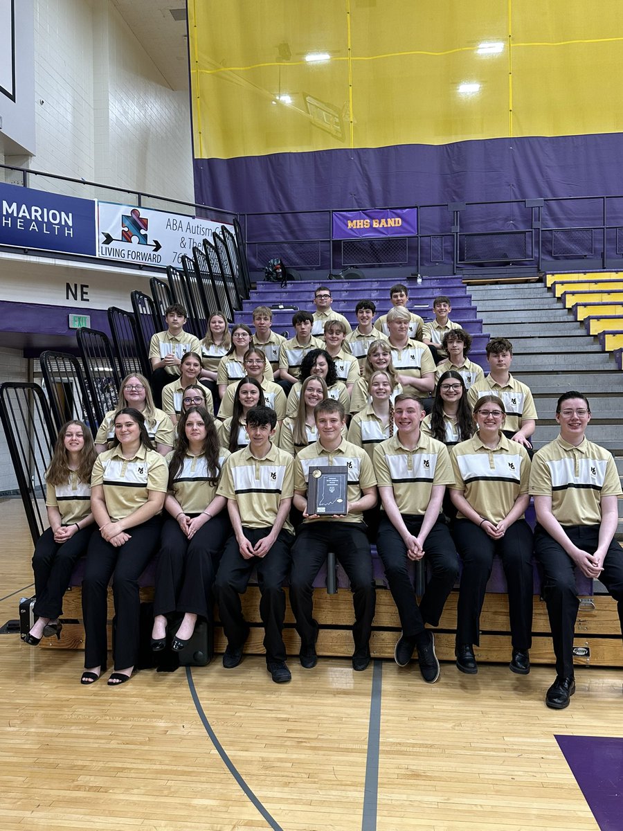 CONGRATULATIONS to the Madison-Grant Concert Band for earning a GOLD rating at ISSMA contest this morning!! I was very proud of your performances on stage and in sight reading!! Job well done!