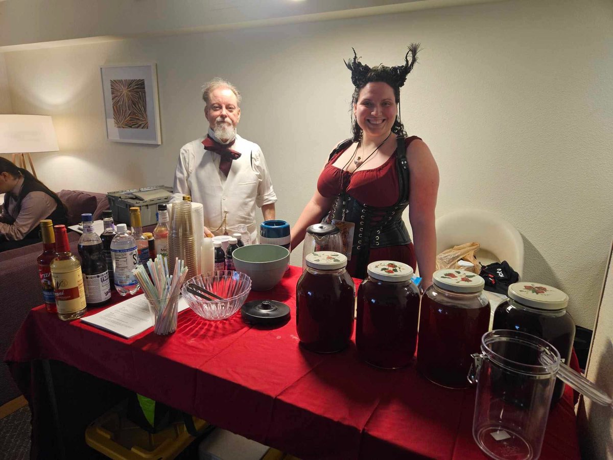 Our friends at CONpossible are graciously hosting the Hospitality Suite (Room 312) today!! Join them for a trip Through the Fairy Ring to experience various (non-alcoholic) tea cocktails and vintage sodas!!

Check them out at conpossible.org