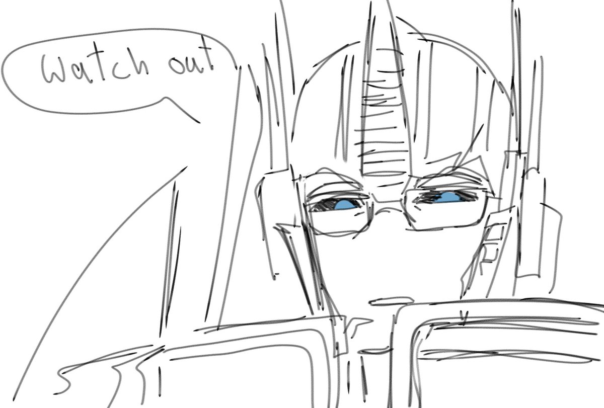 Mike_md_bk's tweet photo. Him with glasses #OptimusPrime  #TransformersPrime #transformer  #fanart https://t.co/nLIqWj6fDj