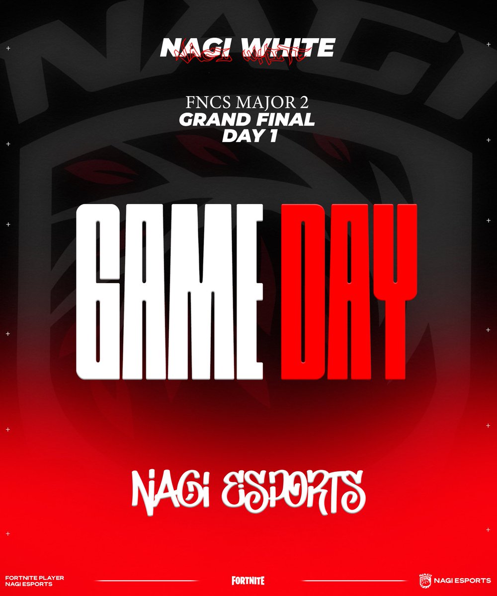 Chegou o momento! É dia de Grand Finals!

Nosso craque @White1x_ está pronto para brilhar no Dia 1, buscando a melhor posição para amanhã lutar pelo título!
Hoje é foco total e muita torcida da #RedNagi!

Transmissão AO VIVO às 18h:
🔗 twitch.tv/brasil_fortnite

Vamos pra cima!