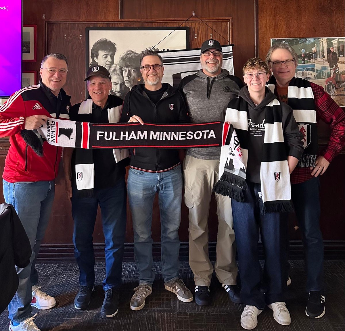 Great to gather for a first ever win on #FULHAMERICA Day! 1-0 #COYW @fulhamfc <a href="/PLinUSA/">Premier League USA</a>