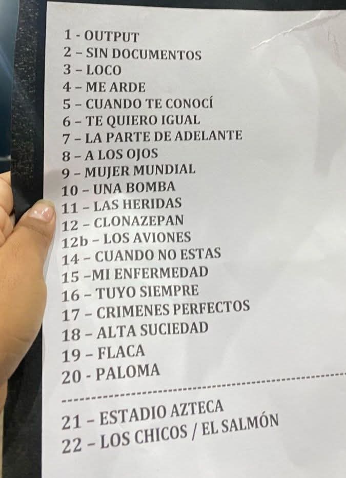 MrNono's tweet photo. Setlist
Lima. Perú
25 Abril de 2025

AC https://t.co/FffgaoT3IH